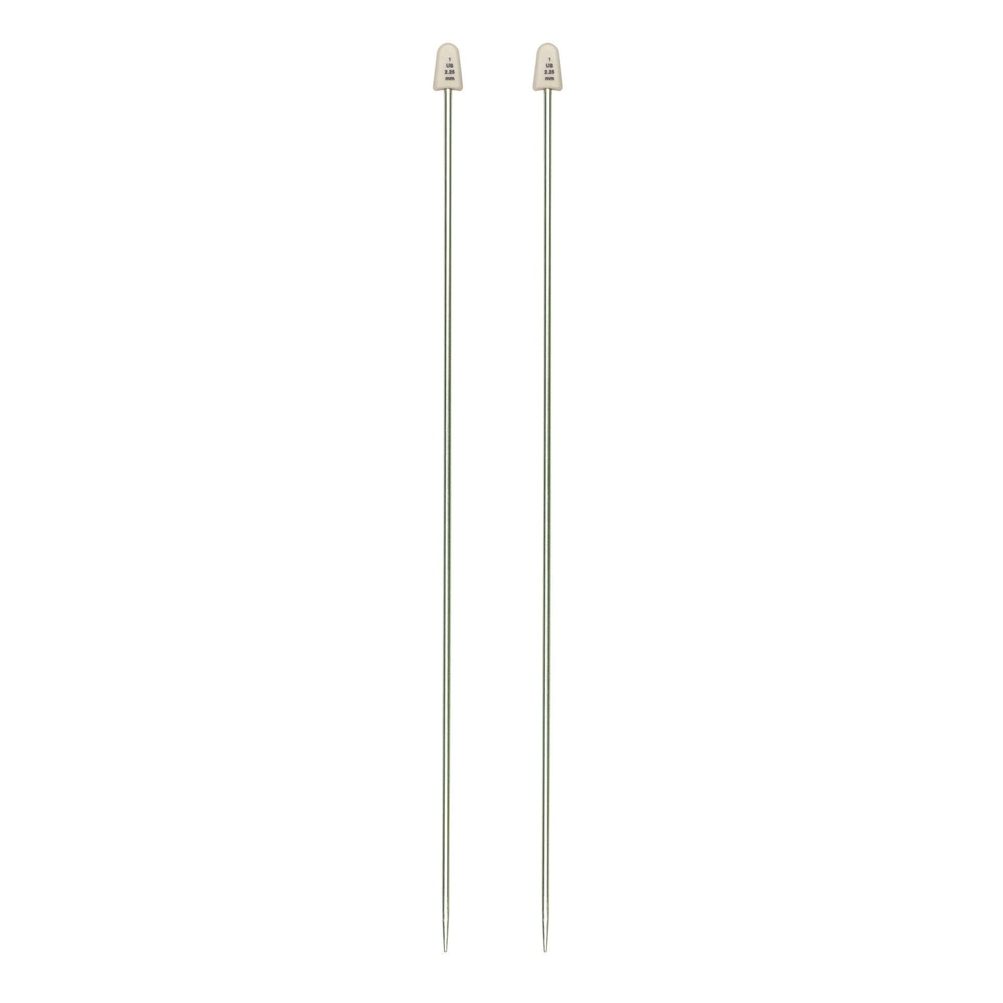 Susan Bates Silvalume 10" Single Point Knitting Needles