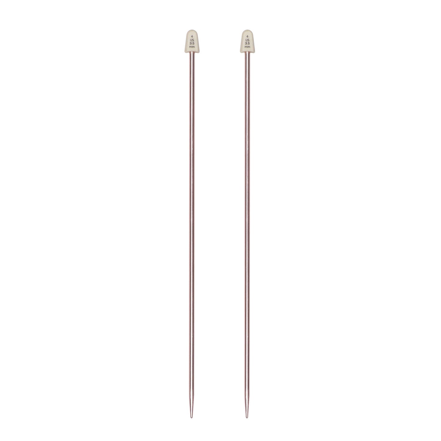 Susan Bates Silvalume 10" Single Point Knitting Needles