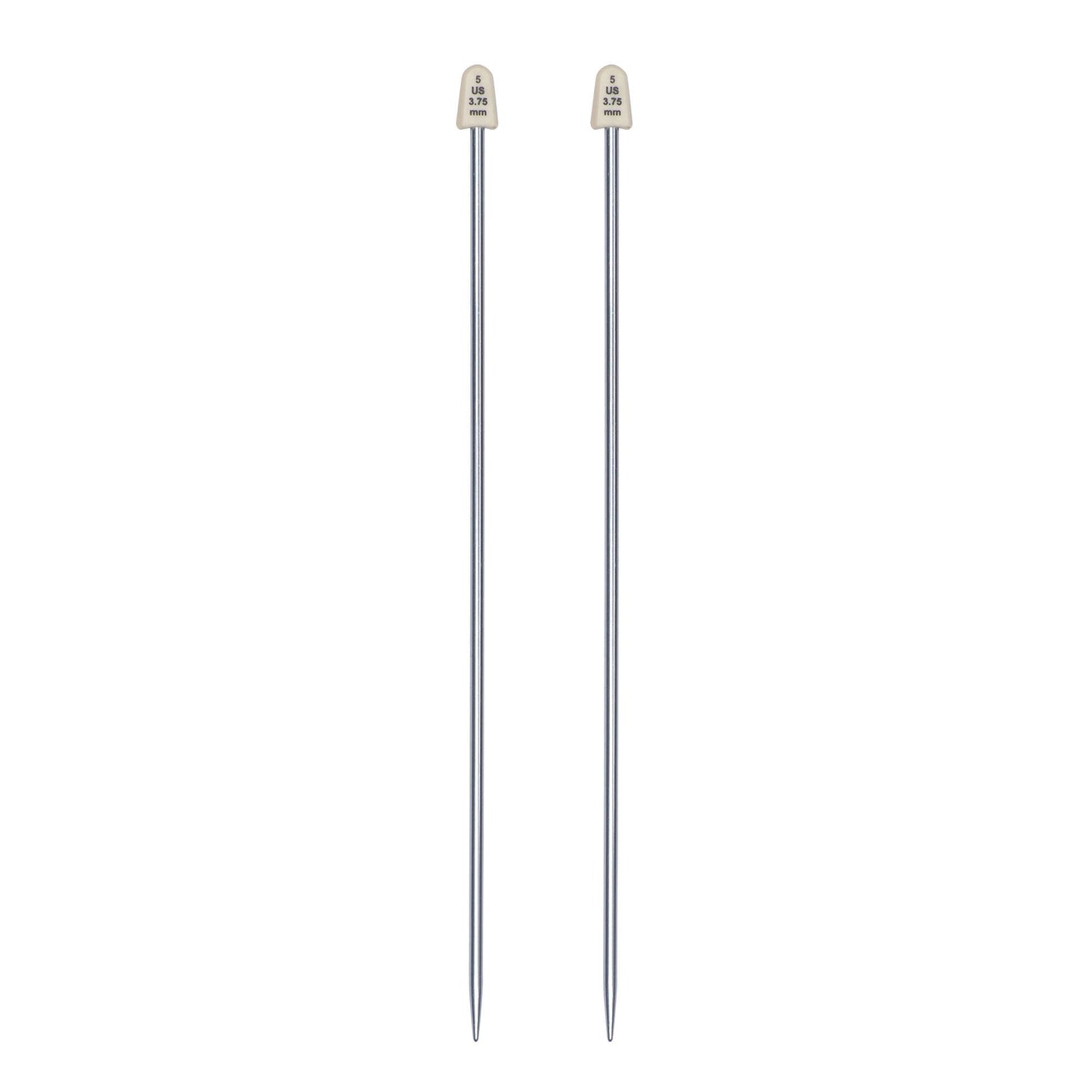 Susan Bates Silvalume 10" Single Point Knitting Needles