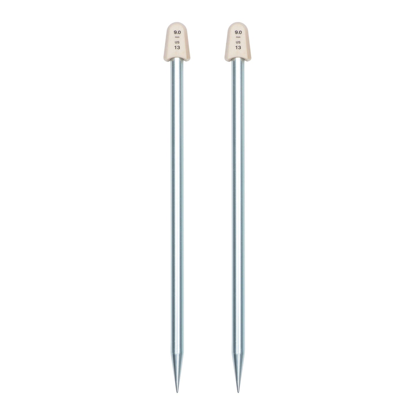 Susan Bates Silvalume 10" Single Point Knitting Needles