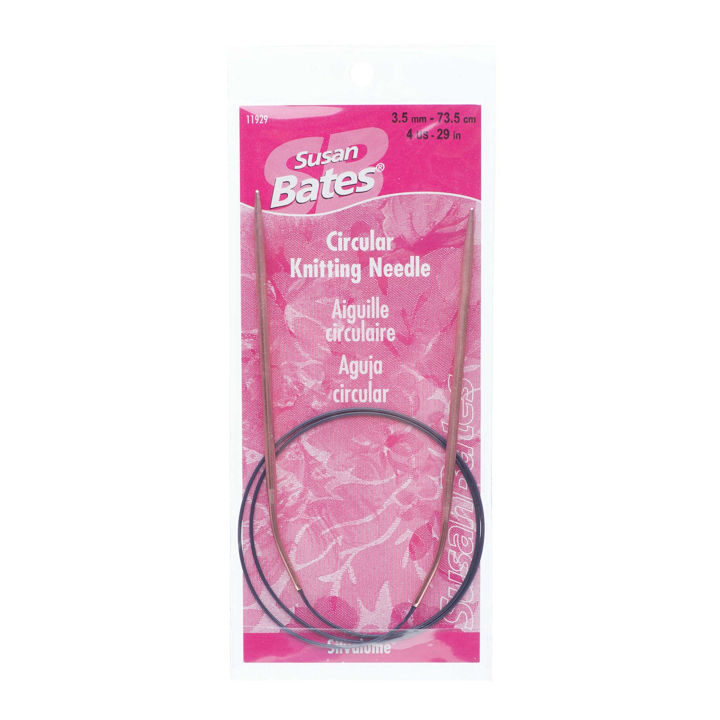 Susan Bates Silvalume 29" Circular Knitting Needles