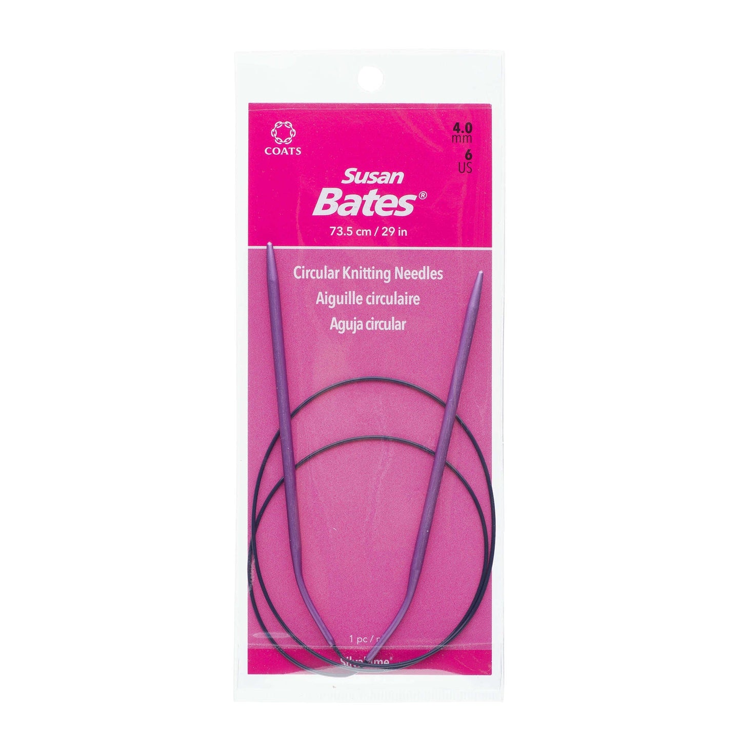 Susan Bates Silvalume 29" Circular Knitting Needles