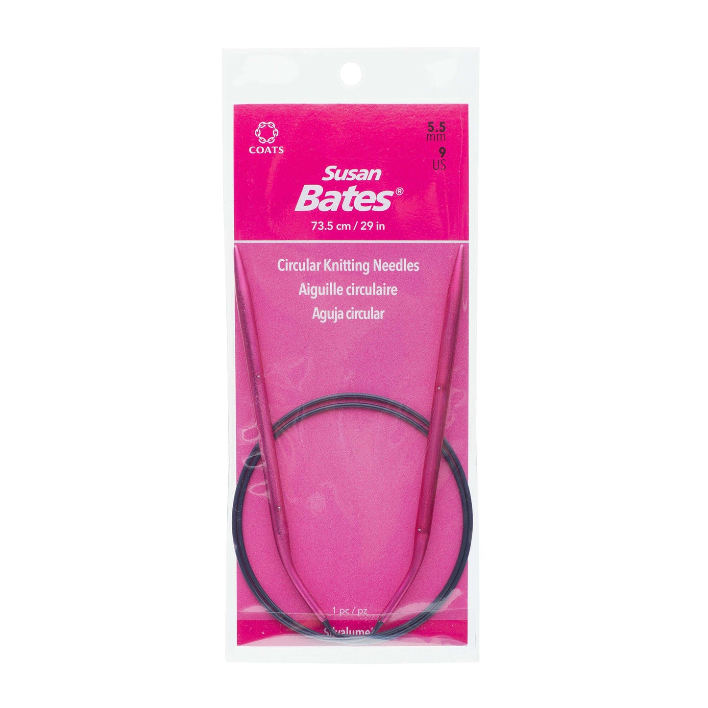 Susan Bates Silvalume 29" Circular Knitting Needles