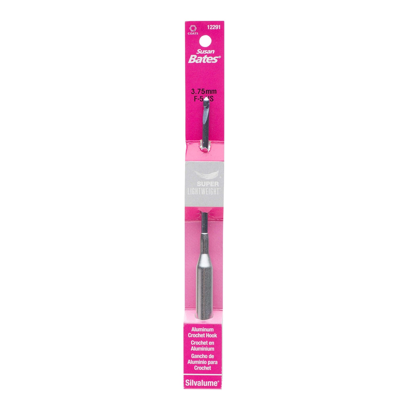 Susan Bates Silvalume Super Lightweight Crochet Hook - Clearance Items