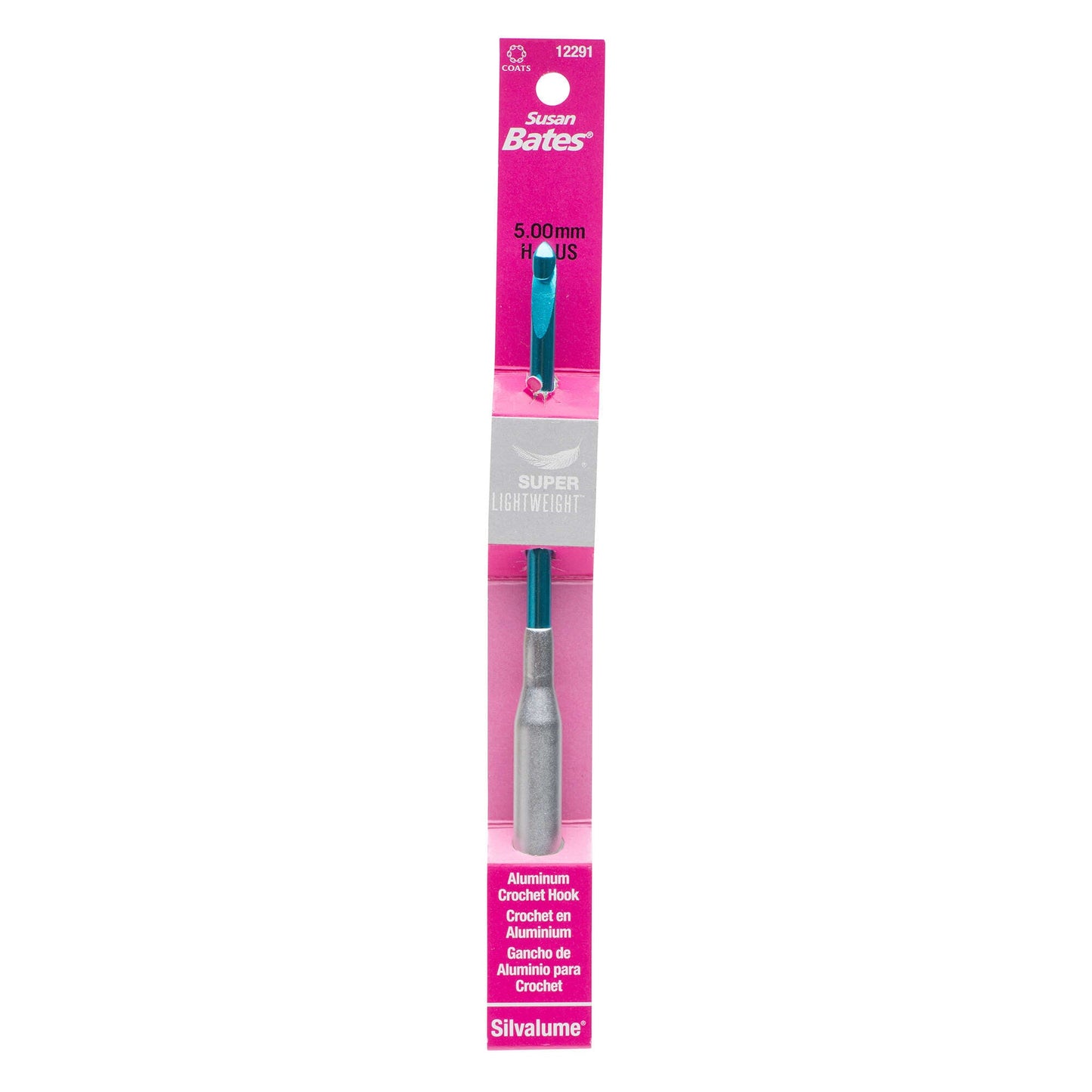 Susan Bates Silvalume Super Lightweight Crochet Hook - Clearance Items