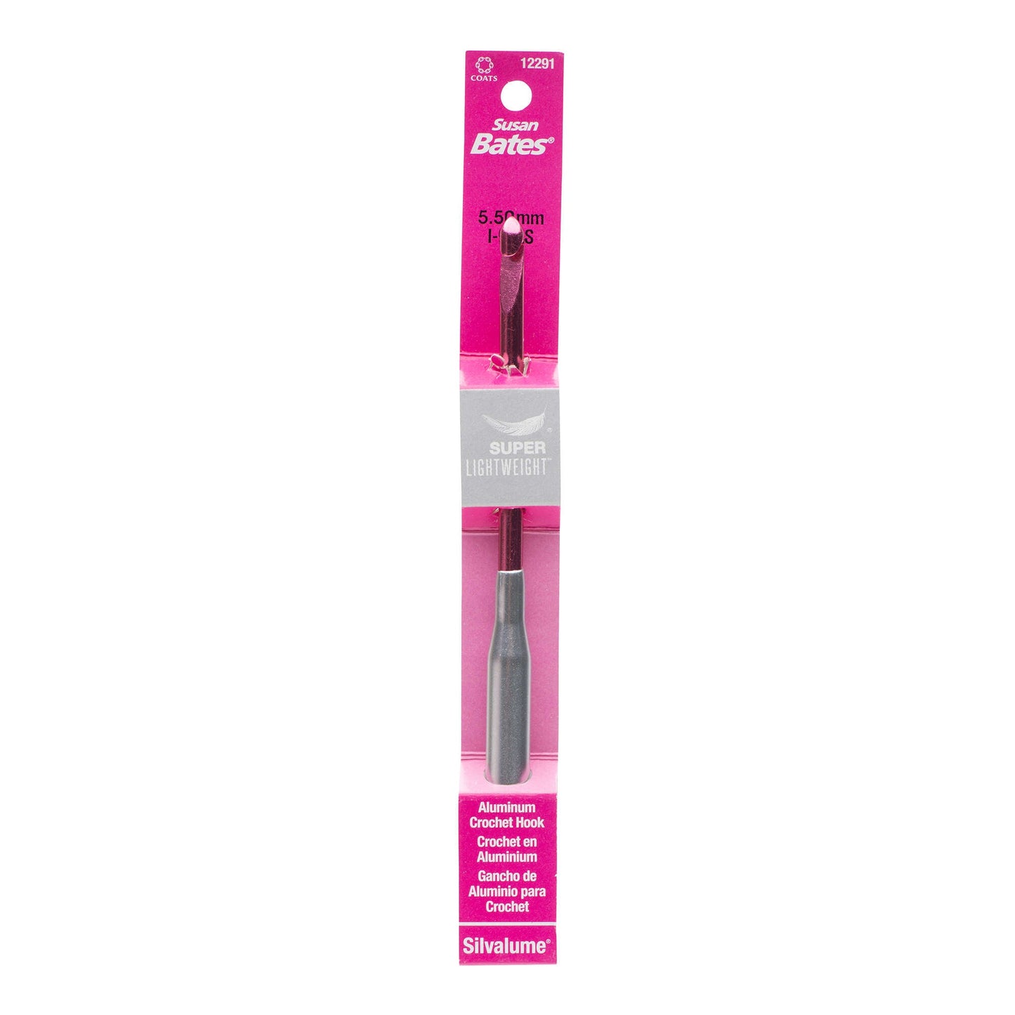 Susan Bates Silvalume Super Lightweight Crochet Hook - Clearance Items