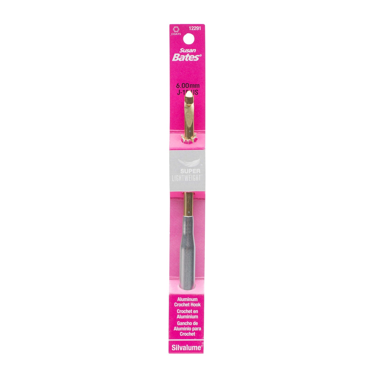Susan Bates Silvalume Super Lightweight Crochet Hook - Clearance Items