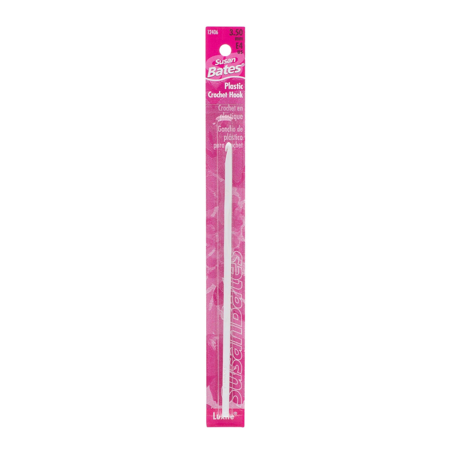 Susan Bates Luxite 5.5" Plastic Crochet Hook - Clearance Items