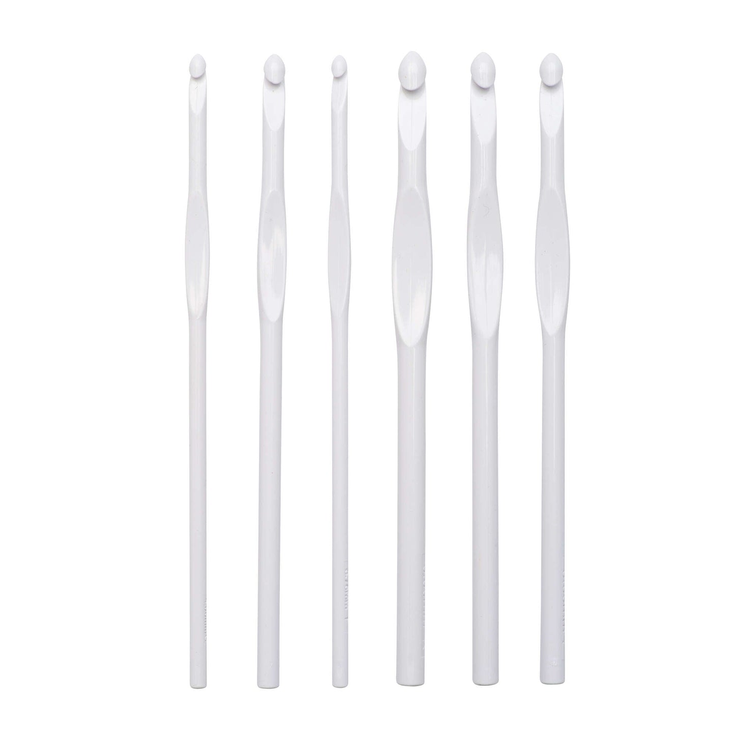 Susan Bates Luxite Set of 6 Plastic Crochet Hooks