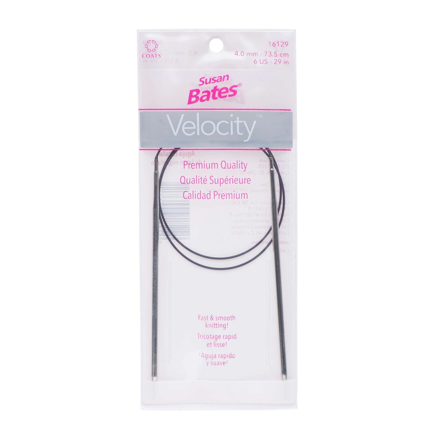 Susan Bates Velocity 29" Circular Knitting Needles - Clearance items