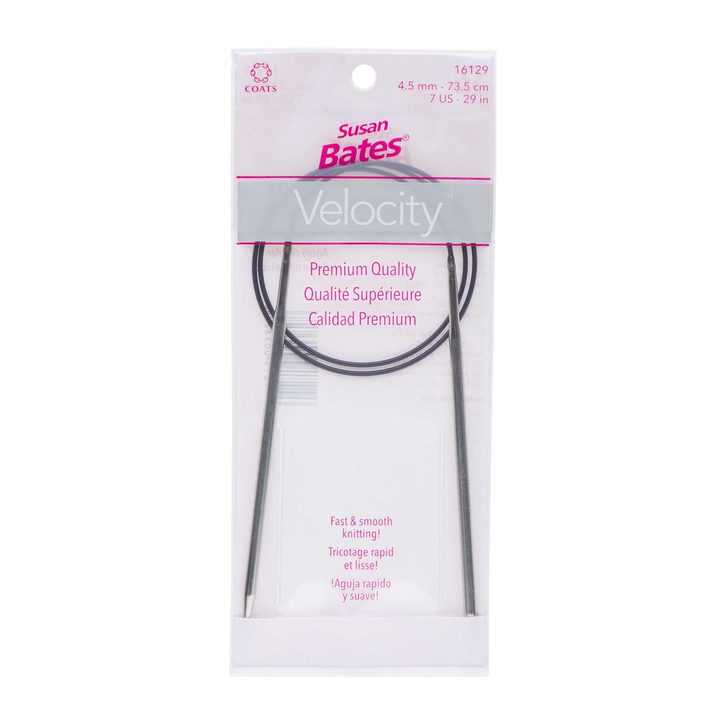 Susan Bates Velocity 29" Circular Knitting Needles - Clearance items