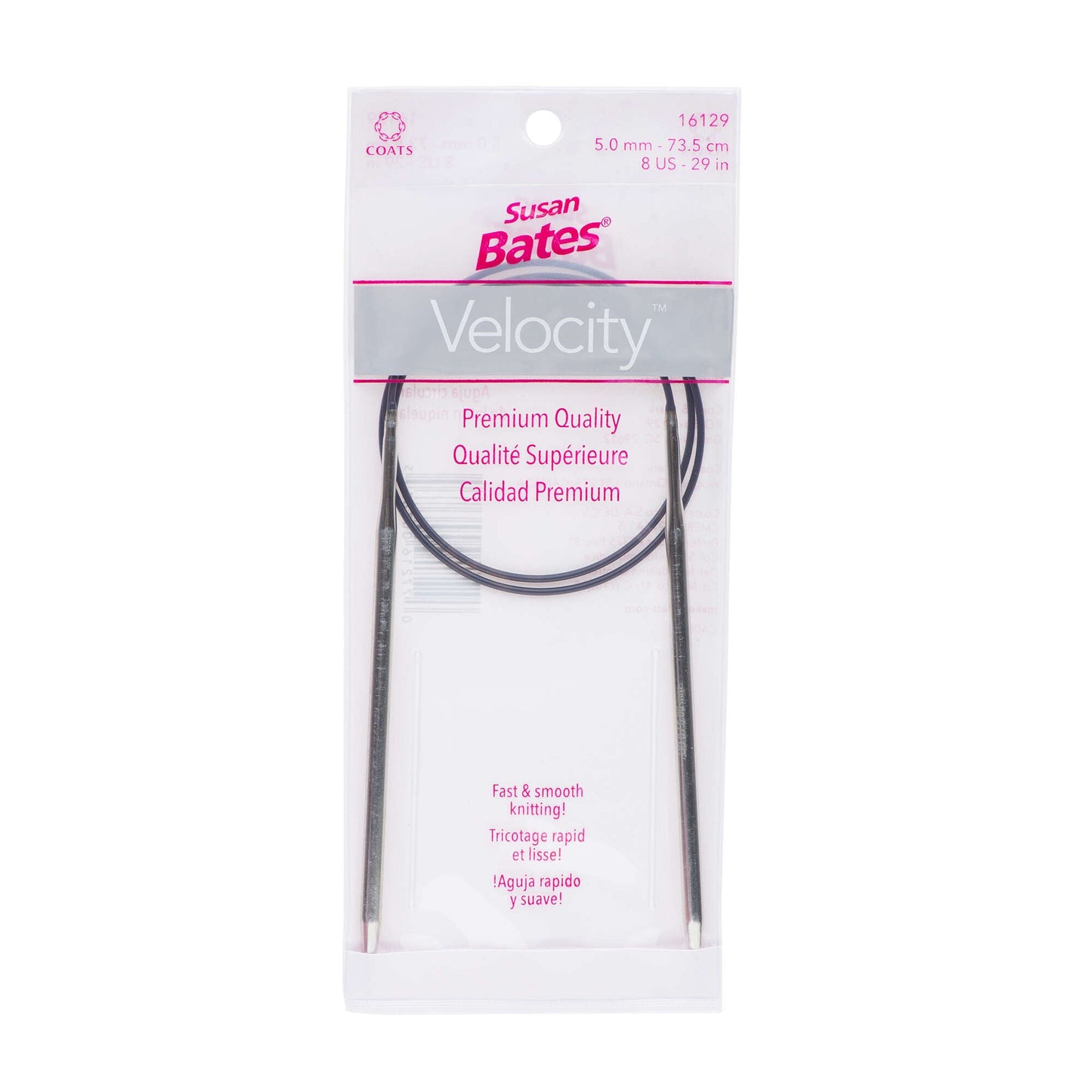 Susan Bates Velocity 29" Circular Knitting Needles - Clearance items