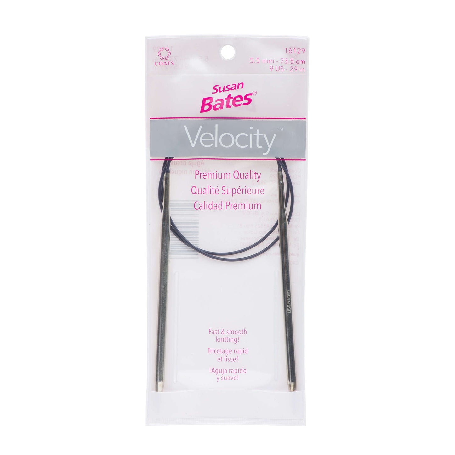 Susan Bates Velocity 29" Circular Knitting Needles - Clearance items