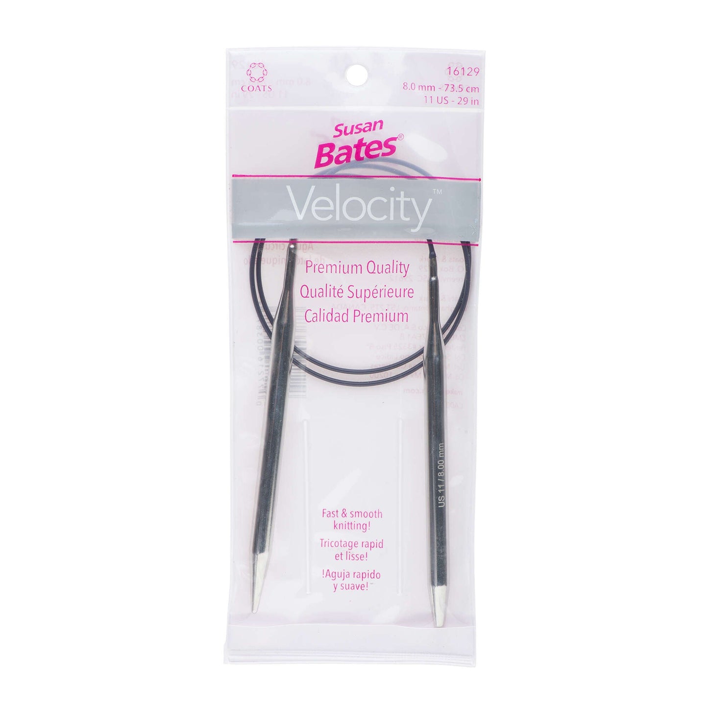 Susan Bates Velocity 29" Circular Knitting Needles - Clearance items