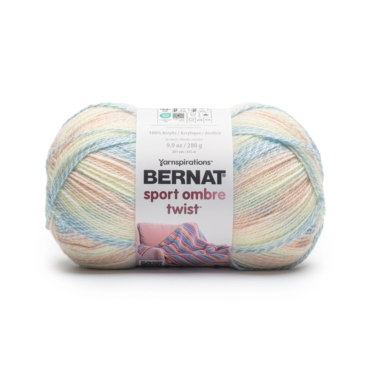 Bernat Sport Ombre Twist Yarn (280g/9.9oz)