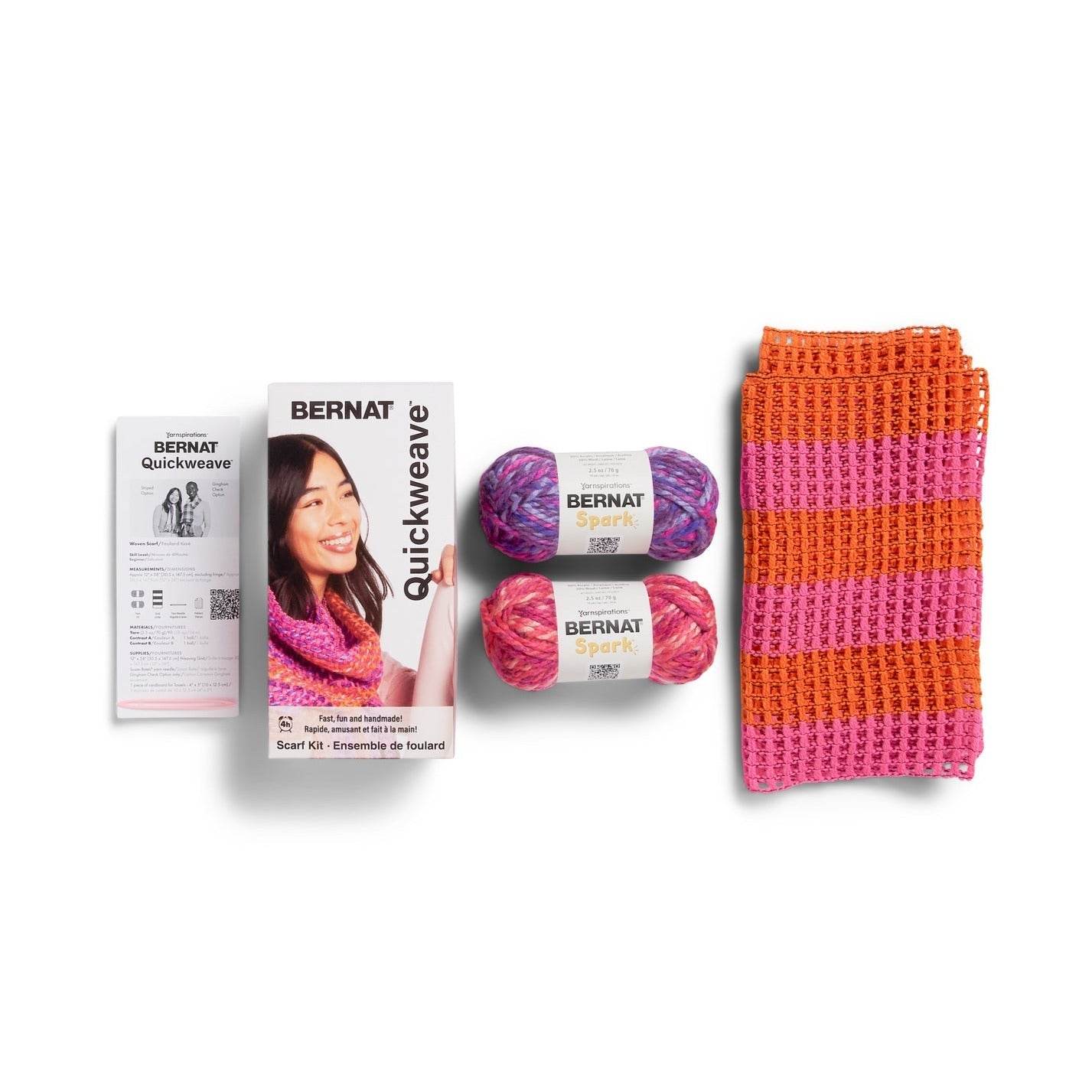 Bernat Quickweave Scarf Weaving Kit (140g/4.9oz)