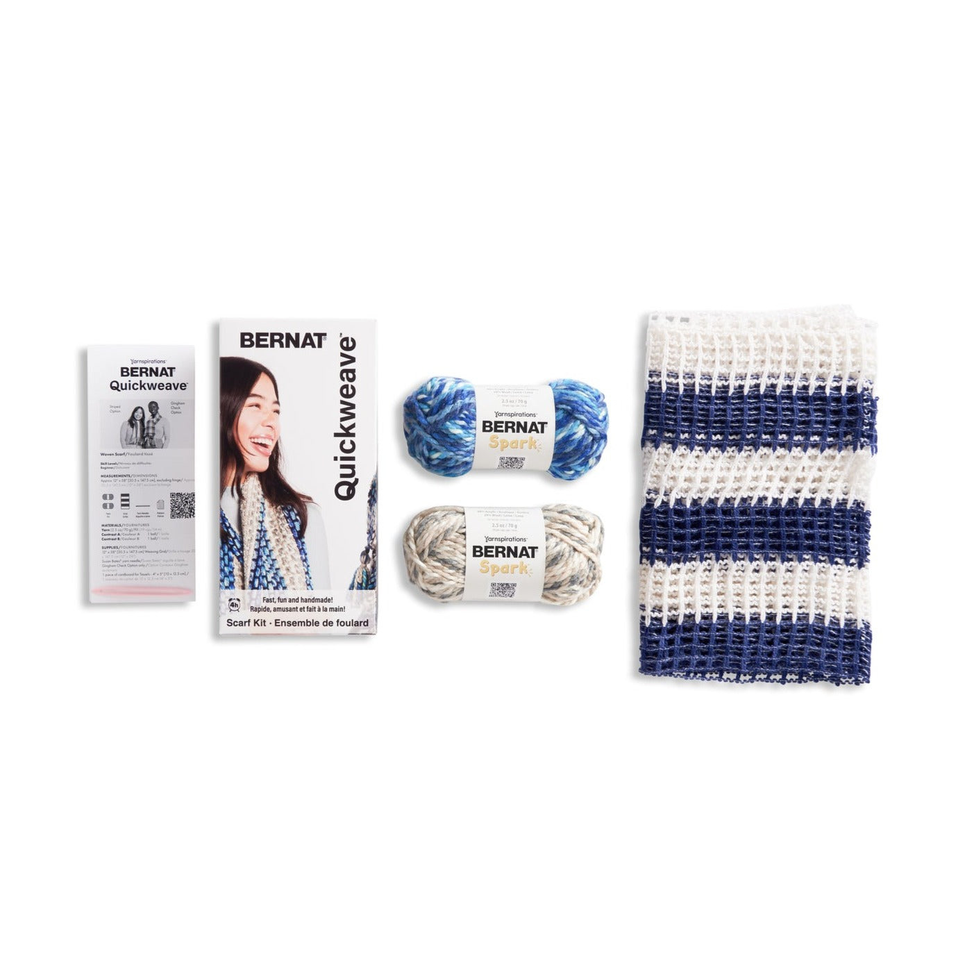 Bernat Quickweave Scarf Weaving Kit (140g/4.9oz)