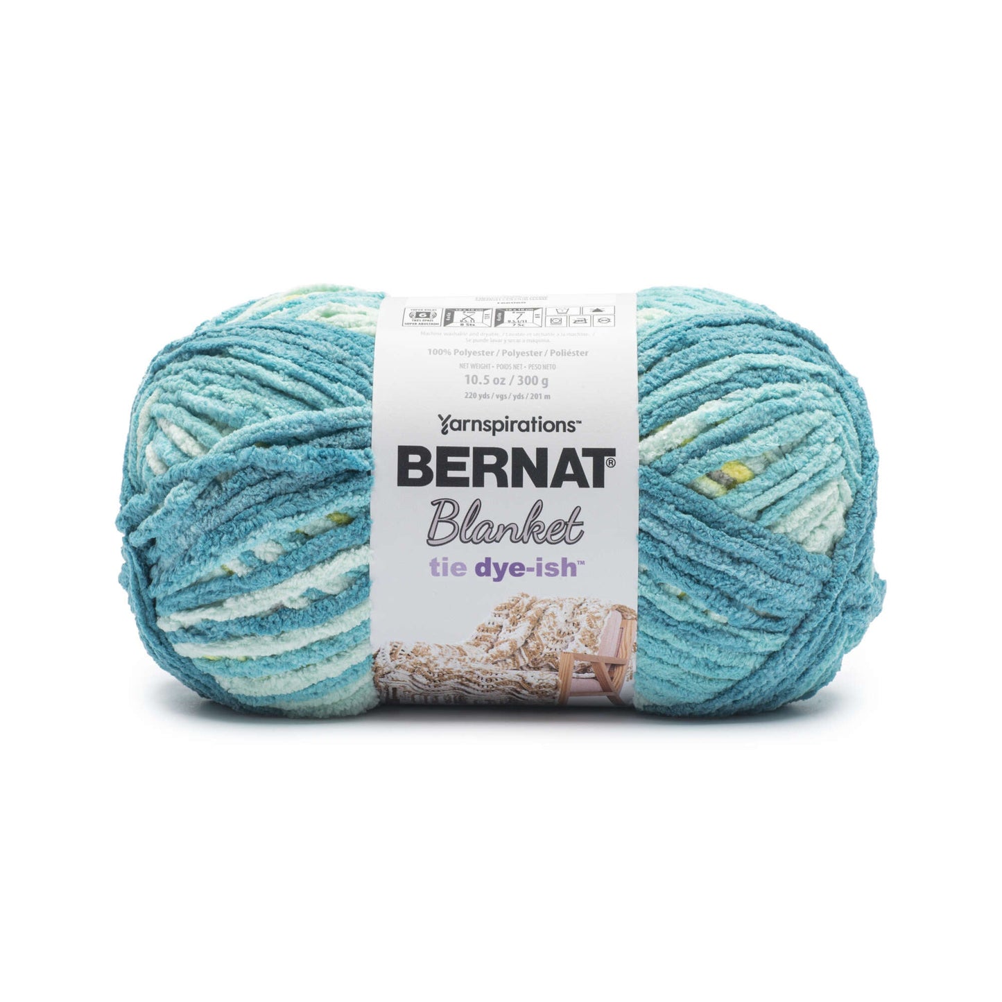 Bernat Blanket Tie Dye-ish Yarn (300g/10.5oz)