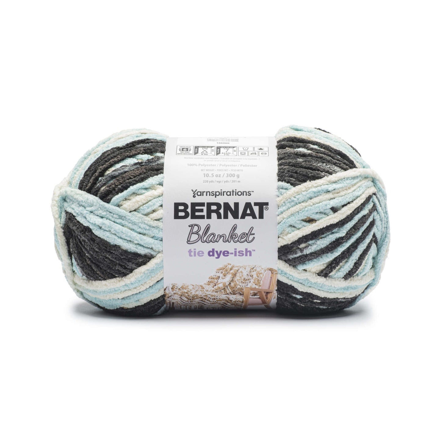 Bernat Blanket Tie Dye-ish Yarn (300g/10.5oz)