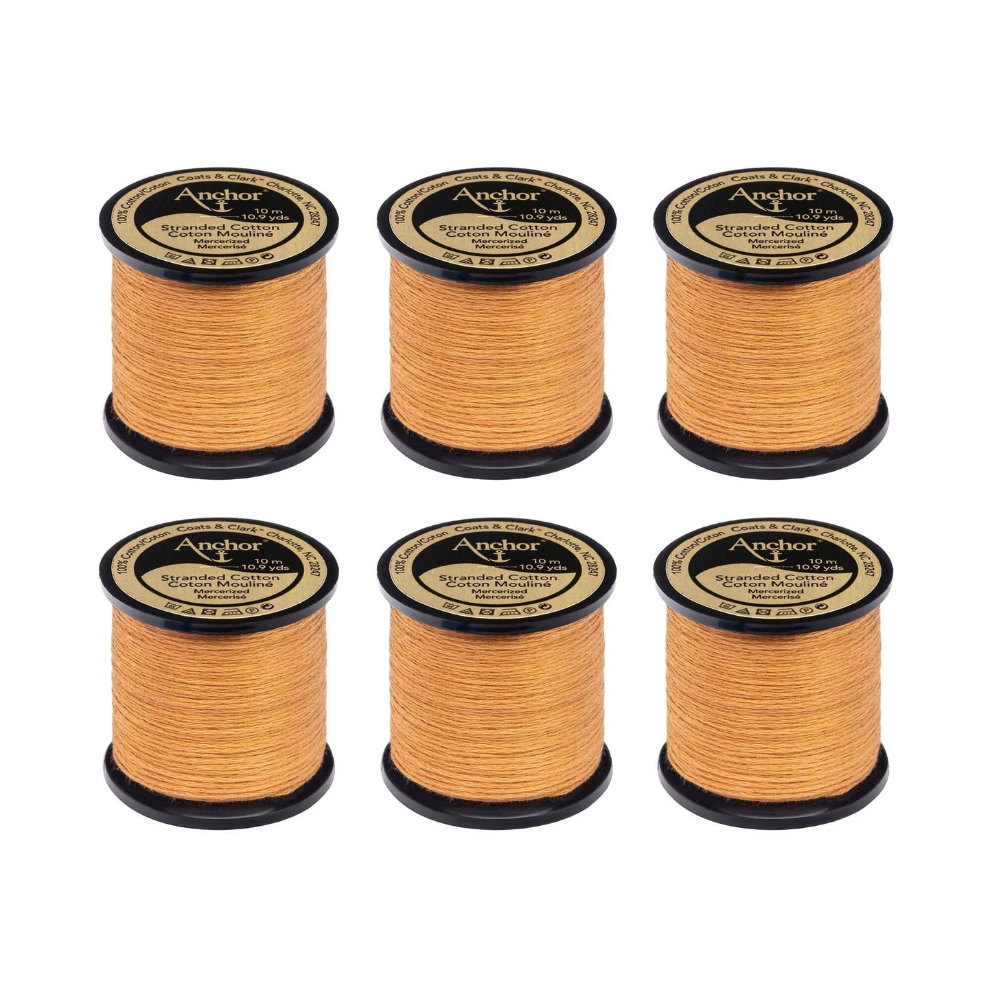 Anchor Spooled Floss 10 Meters (6 Pack) - Clearance shades