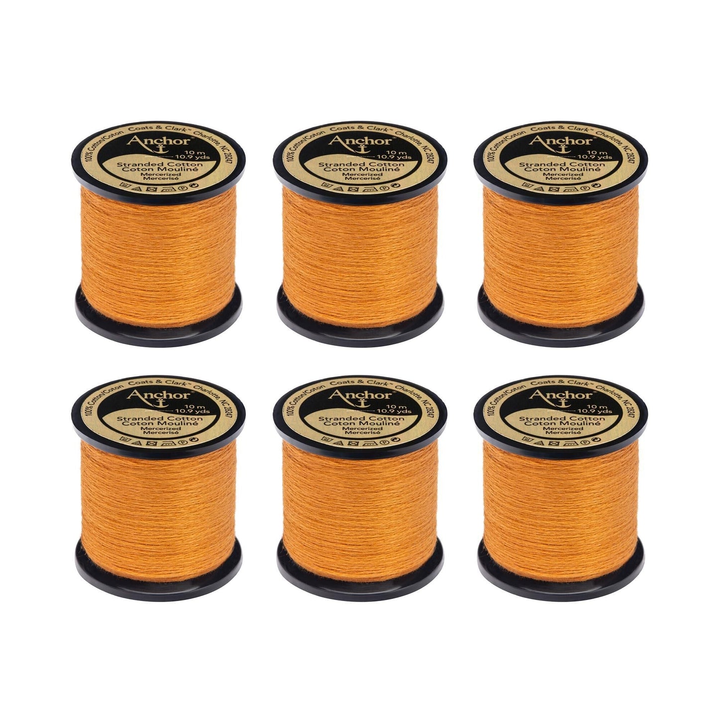 Anchor Spooled Floss 10 Meters (6 Pack) - Clearance shades