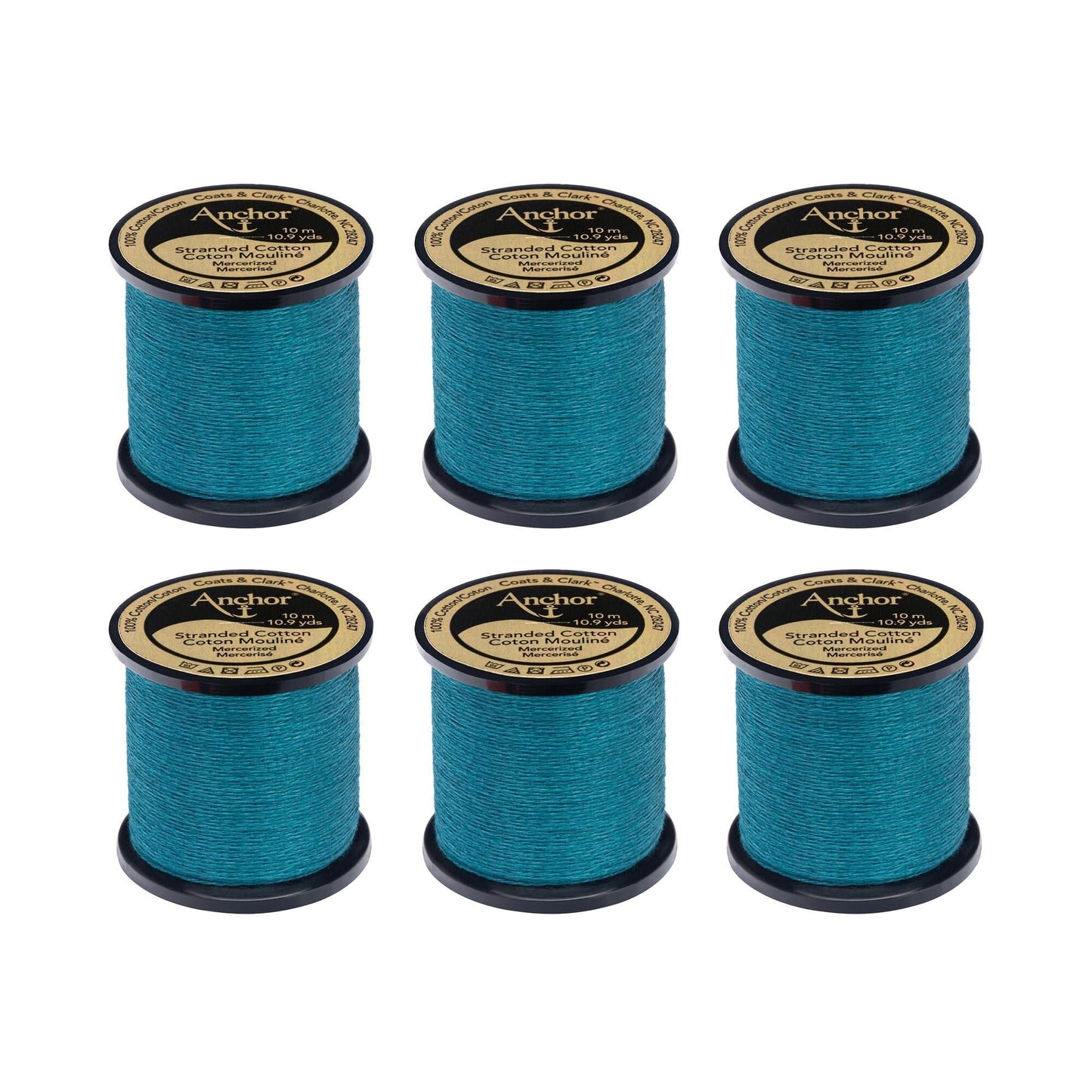 Anchor Spooled Floss 10 Meters (6 Pack) - Clearance shades