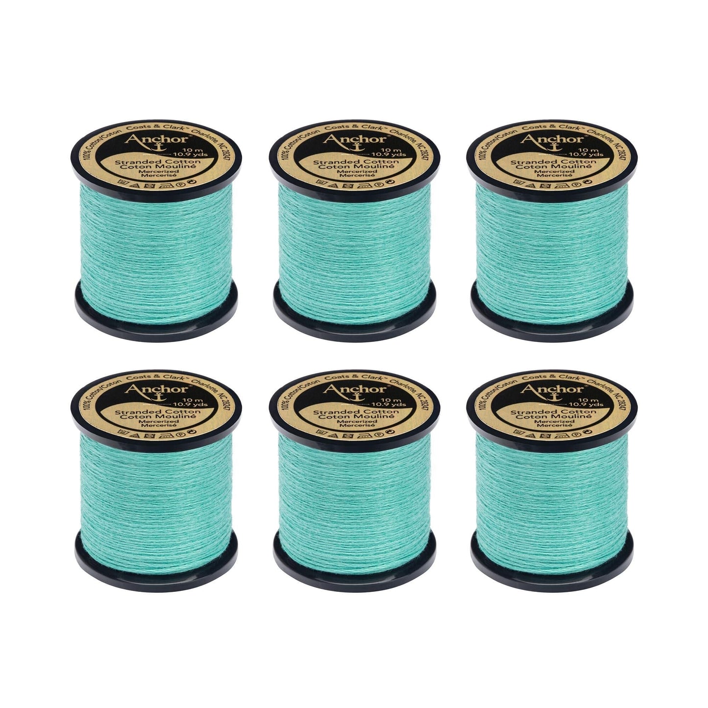 Anchor Spooled Floss 10 Meters (6 Pack) - Clearance shades