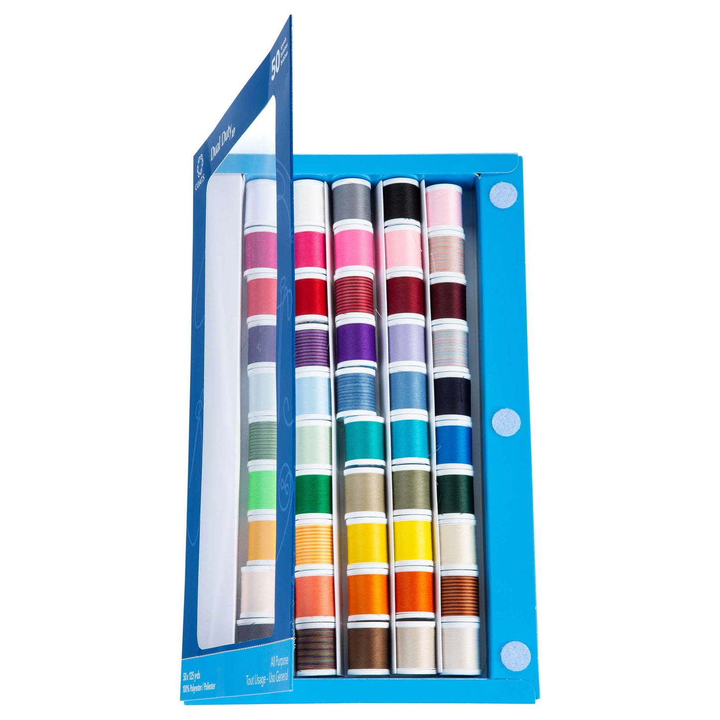 Coats & Clark Dual Duty XP General Purpose Sewing Thread Set, 50 Spools