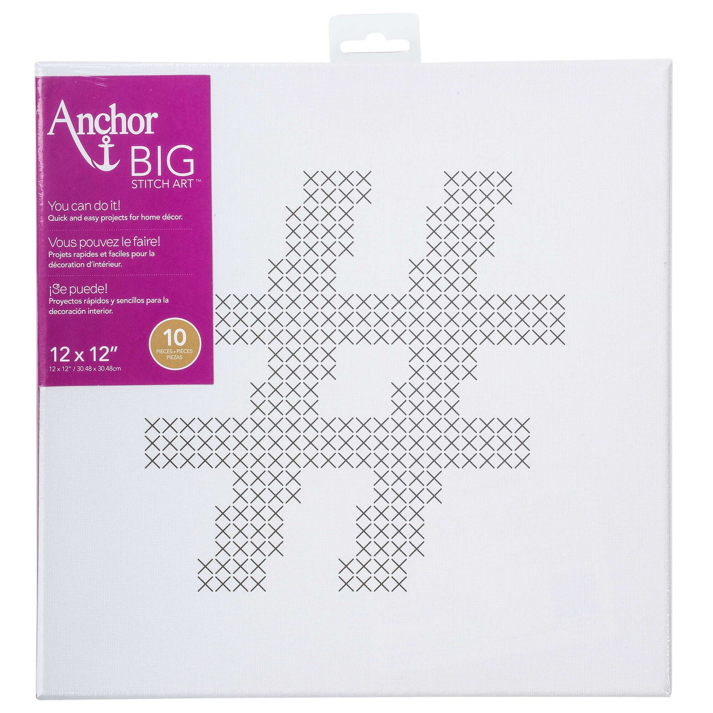 Anchor Big Stitch Art 12" x 12" - Clearance Items