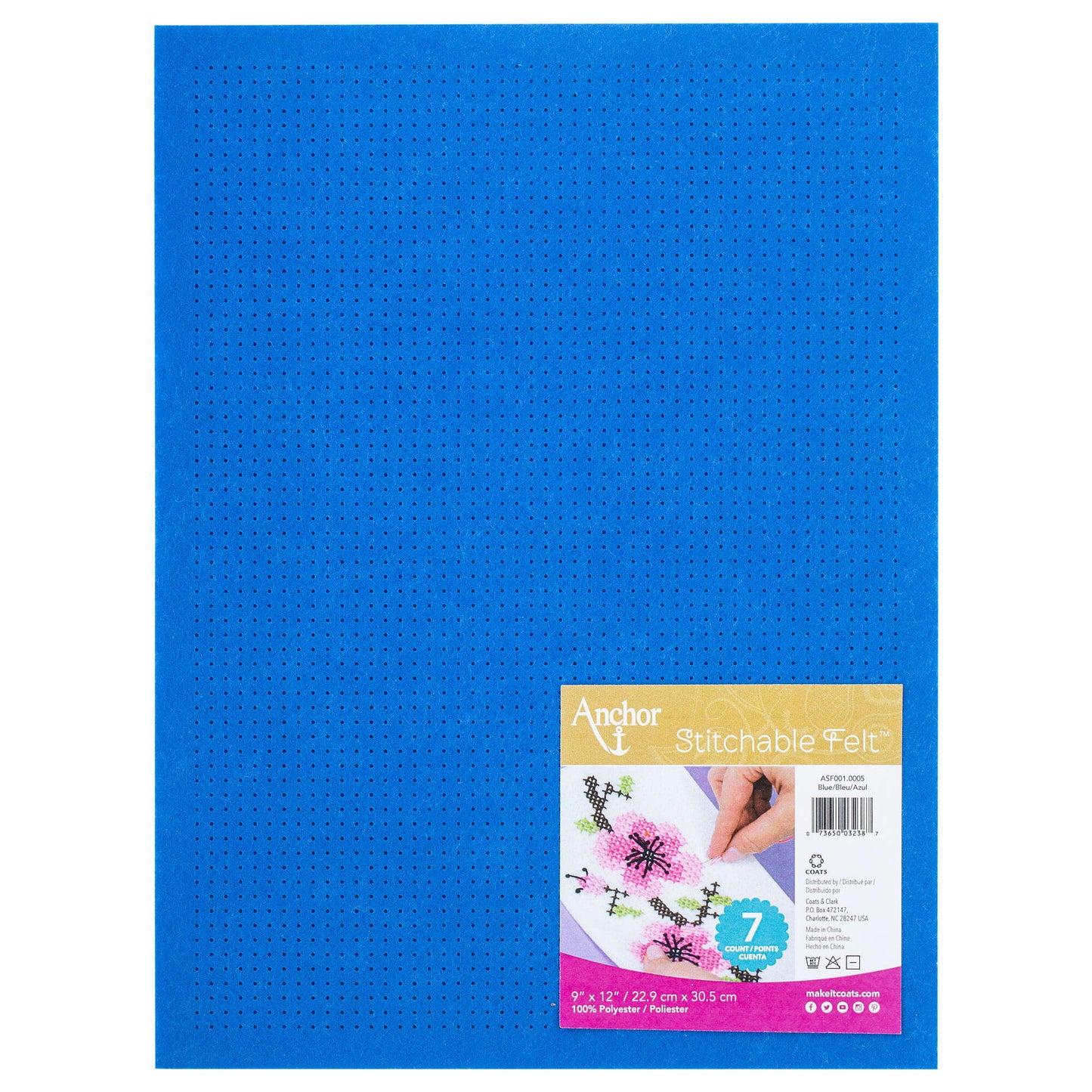 Anchor Stitchable Felt 9" x 12" - Clearance Items