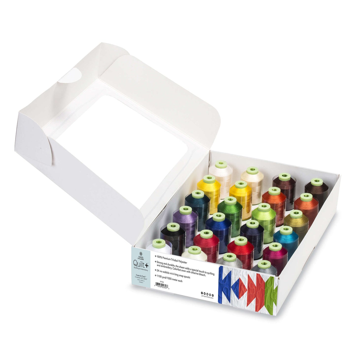 Coats & Clark Quilt + Quilting & Embroidery Thread with Storage Box - Clearance Items