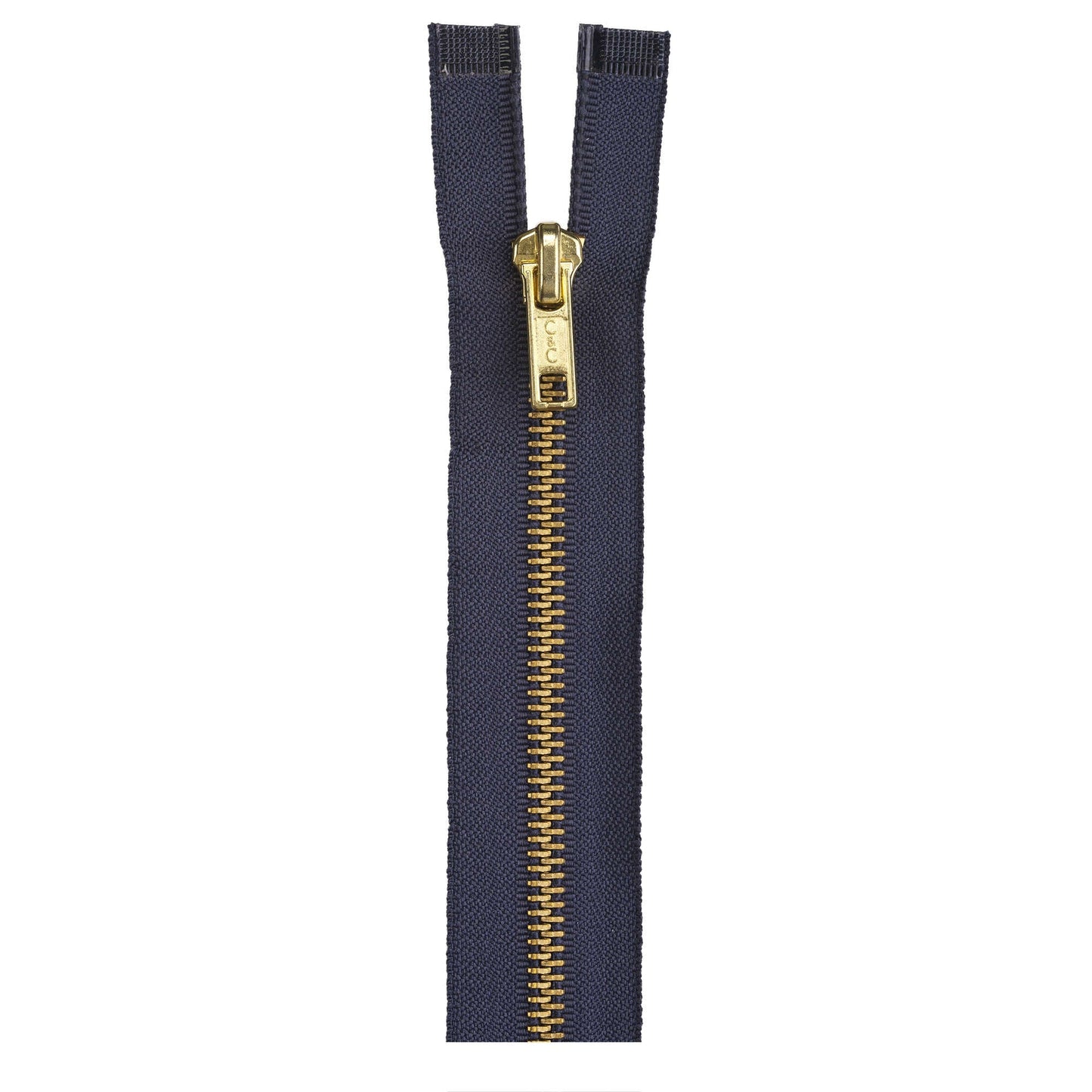 Coats & Clark Heavy Weight Separating Brass Zippers