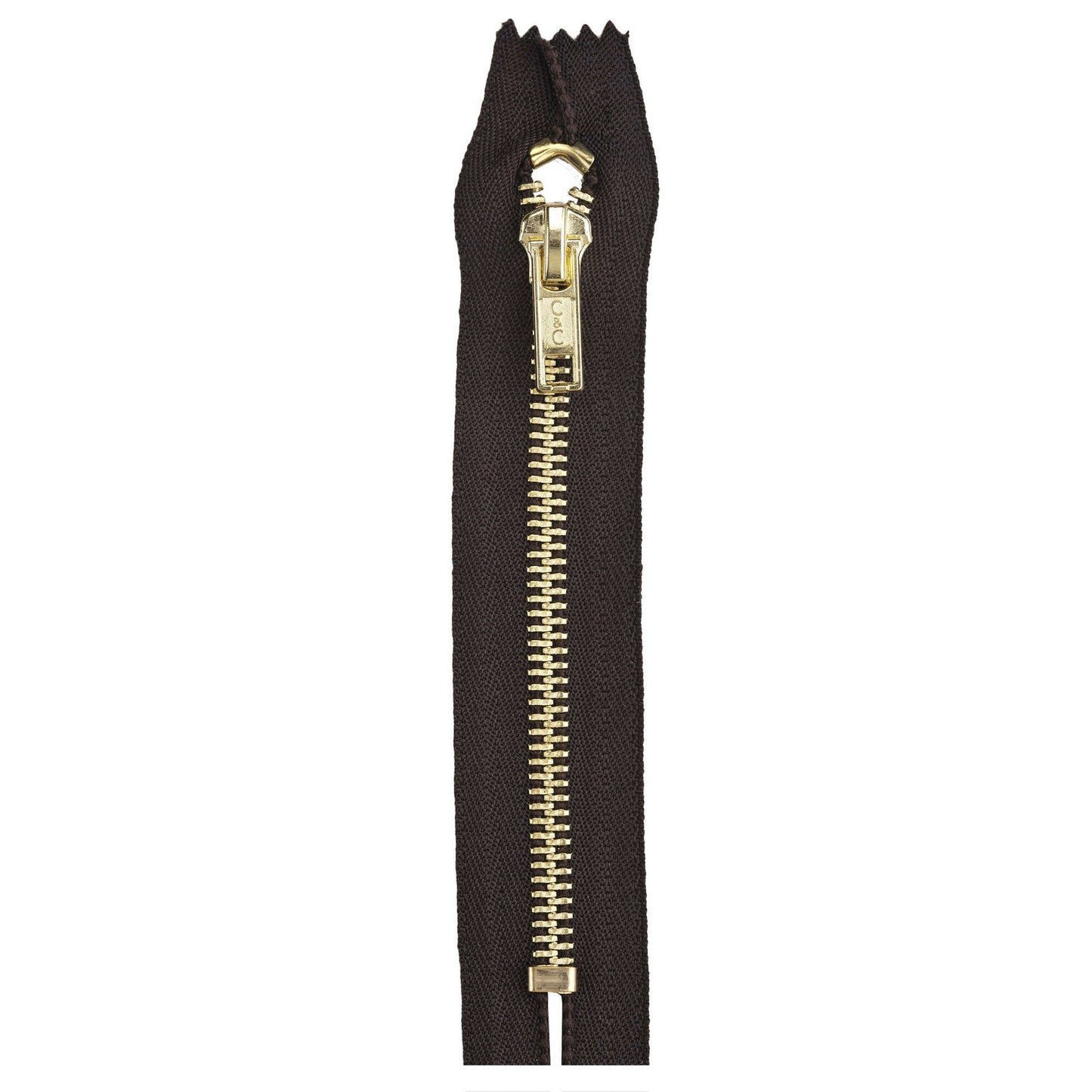 Coats & Clark Brass Pocket Zippers