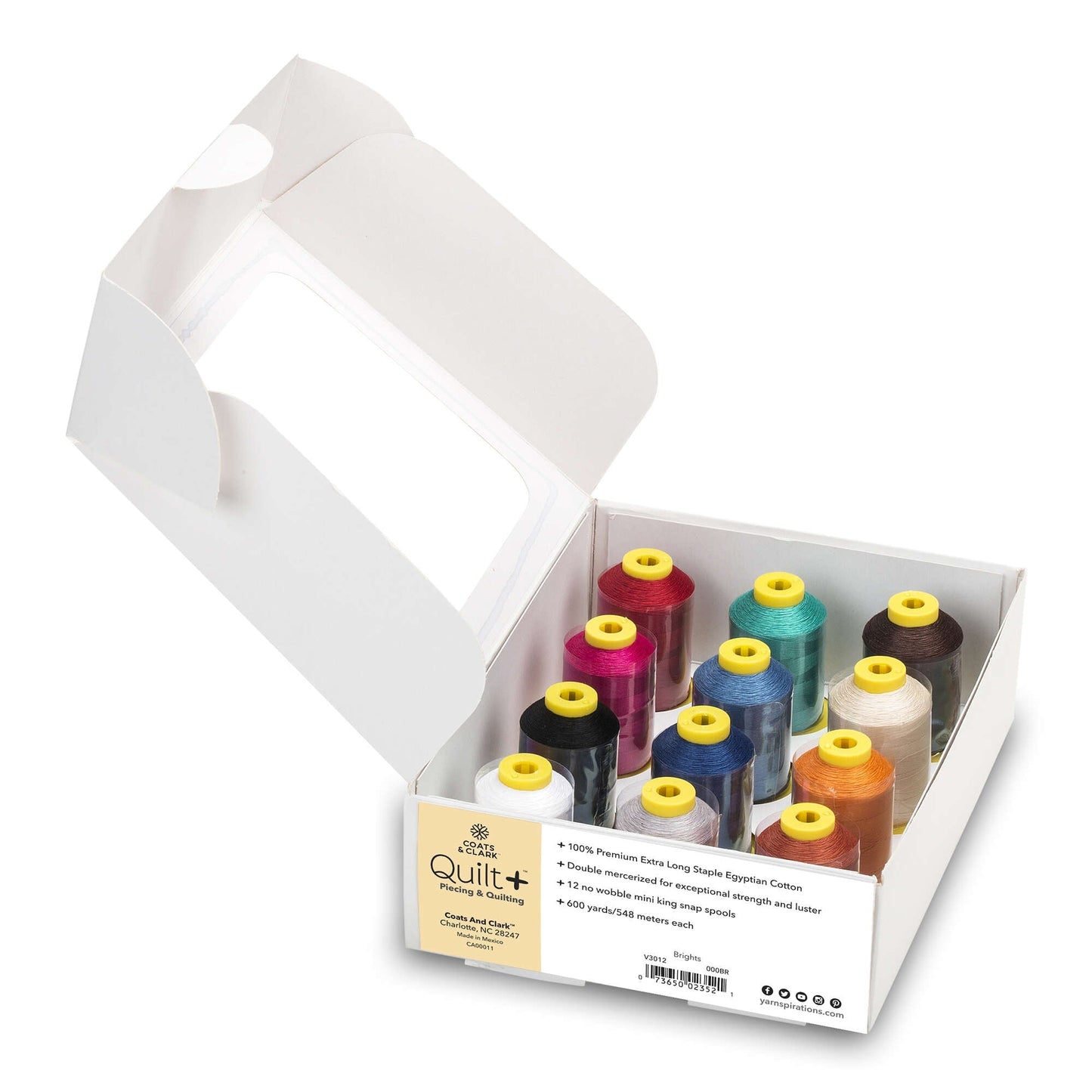 Coats & Clark Quilt + Piecing & Quilting Thread 12 Spool Set - Clearance items