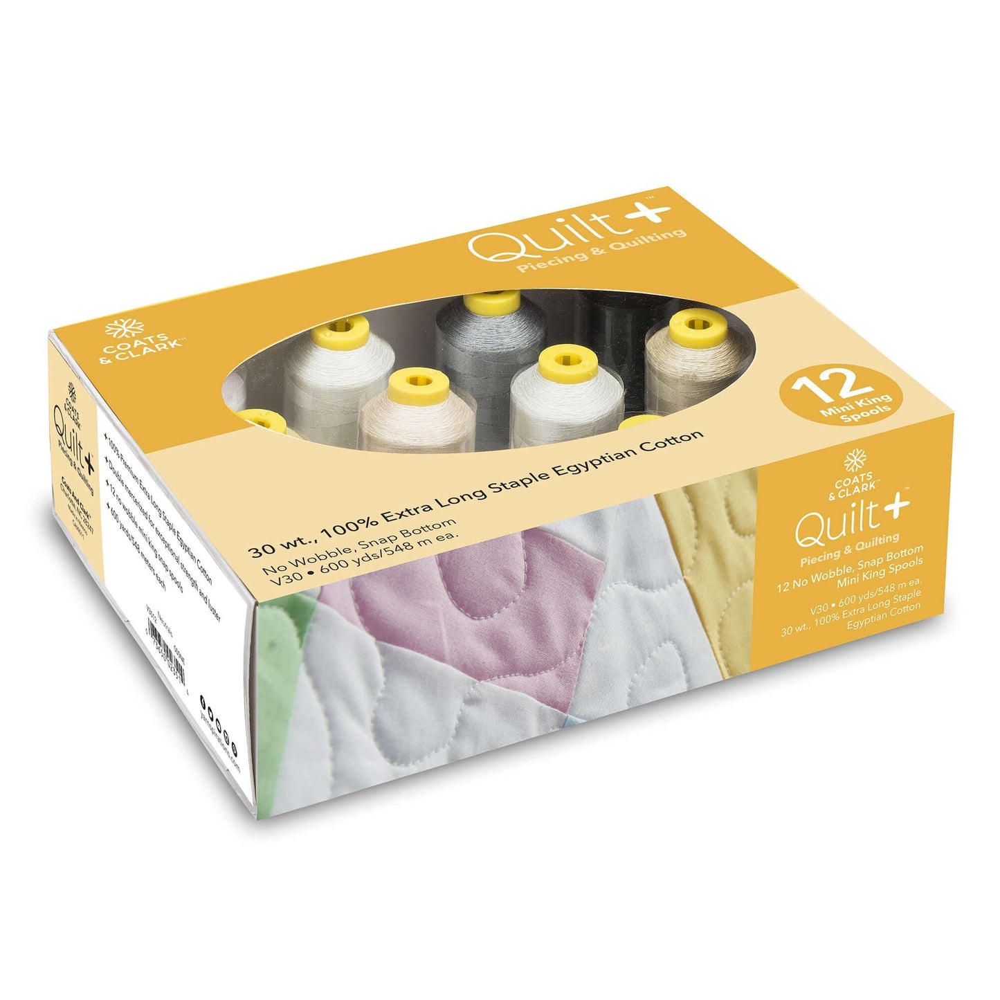 Coats & Clark Quilt + Piecing & Quilting Thread 12 Spool Set - Clearance items