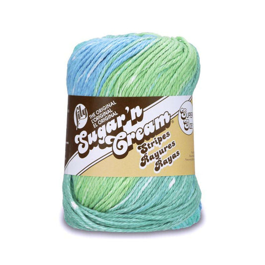 Lily Sugar'n Cream Super Size Stripes Yarn - Clearance Shades