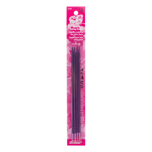 Susan Bates Silvalume 4 Pack, Double Point Knitting Needles