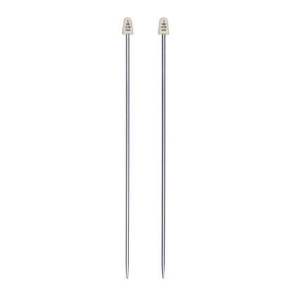 Susan Bates Silvalume 10" Single Point Knitting Needles