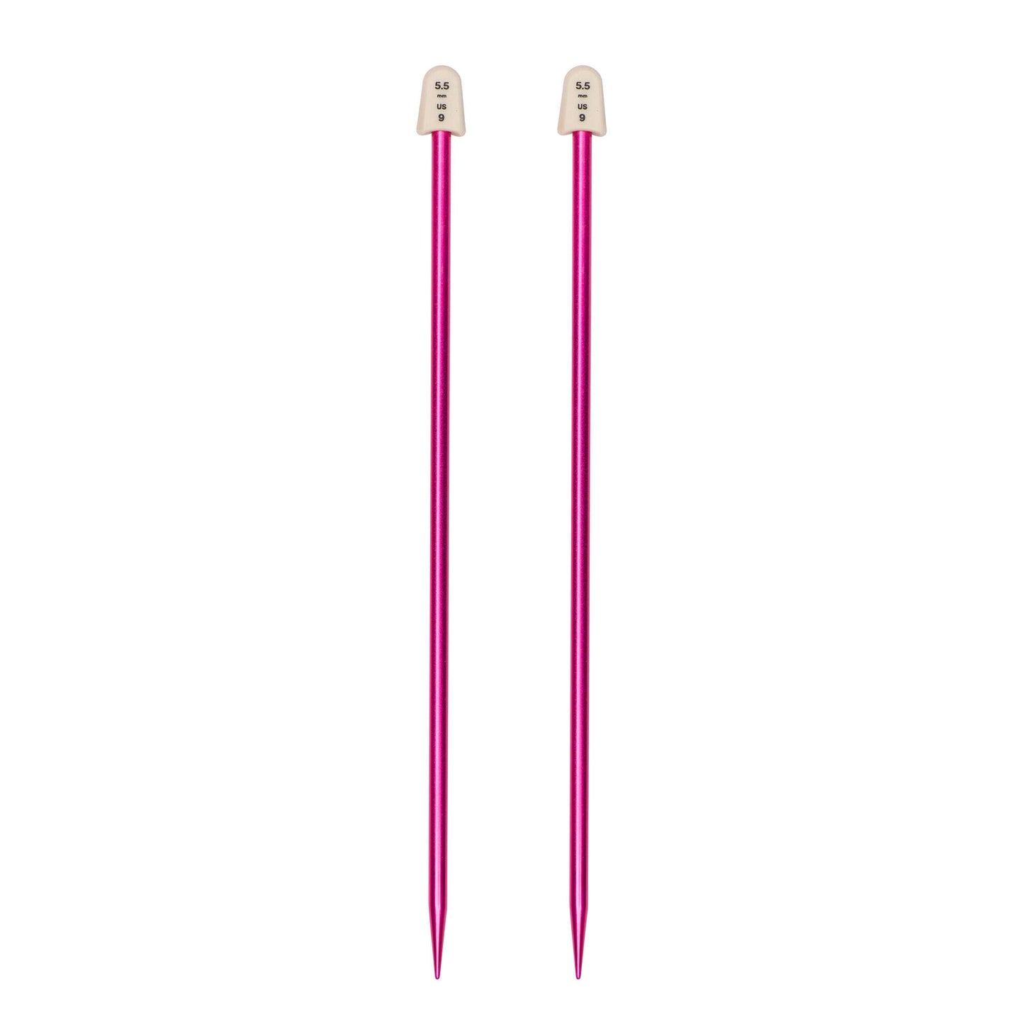 Susan Bates Silvalume 10" Single Point Knitting Needles