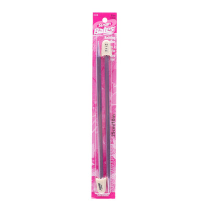 Susan Bates Silvalume 10" Single Point Knitting Needles