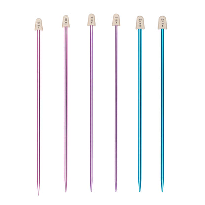 Susan Bates Silvalume 10" Single Point Knitting Needles, Set of 3