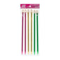 Susan Bates Silvalume 10" Single Point Knitting Needles, Set of 3