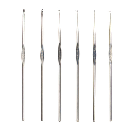 Susan Bates Steelite Set of 6 Crochet Hooks