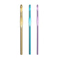 Susan Bates Silvalume Set of 3 Crochet Hooks