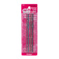 Susan Bates Silvalume Set of 4 Crochet Hooks, U.S. C/2, D/3, E/4, F/5