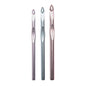 Susan Bates Silvalume Set of 3 Crochet Hooks