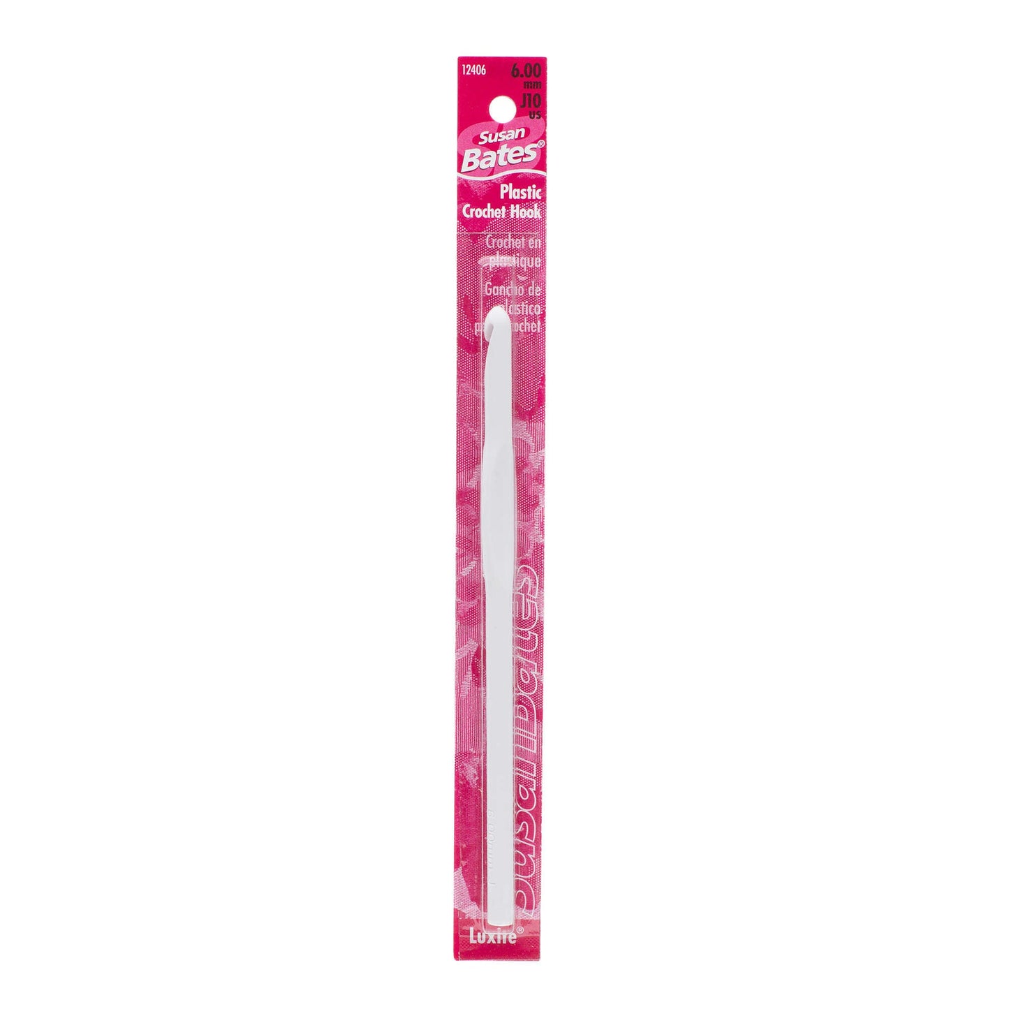 Susan Bates Luxite 5.5" Plastic Crochet Hook - Clearance Items
