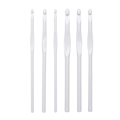 Susan Bates Luxite Set of 6 Plastic Crochet Hooks