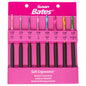 Susan Bates Soft Ergonomic Crochet Hook Set: Sizes E, F, G, 7, H, I, J, K