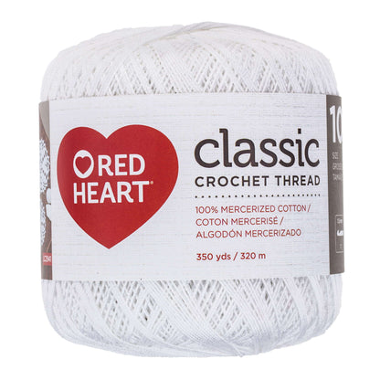 Red Heart Classic Crochet Thread Size 10 - Clearance shades